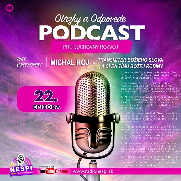 22.PODCAST – OTÁZKY A ODPOVĚDI S TRANSMITEREM BOŽÍHO SLOVA