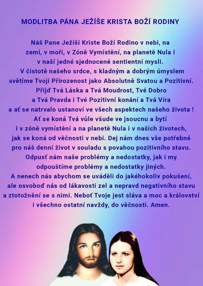 PÁN JEŽÍŠ KRISTUS BOŽÍ RODINA