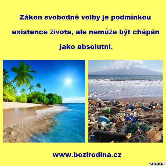 ZÁKON SVOBODNÉ VOLBY JE PODMÍNKOU EXISTENCE ŽIVOTA, ALE NEMŮŽE BÝT CHÁPÁN JAKO ABSOLUTNÍ
